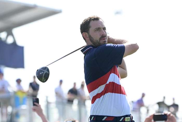 Patrick Cantlay (USA) during the Ryder Cup 2023 at Marco Simone Golf & Country Club on October 01, 2023 in Rome Italy.